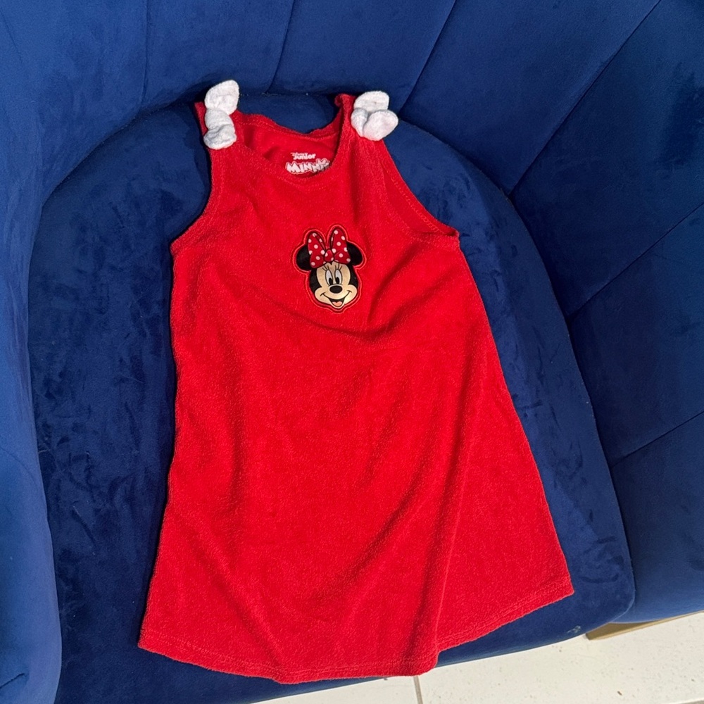 Disney Red Minnie Mouse Sleeveless Dress